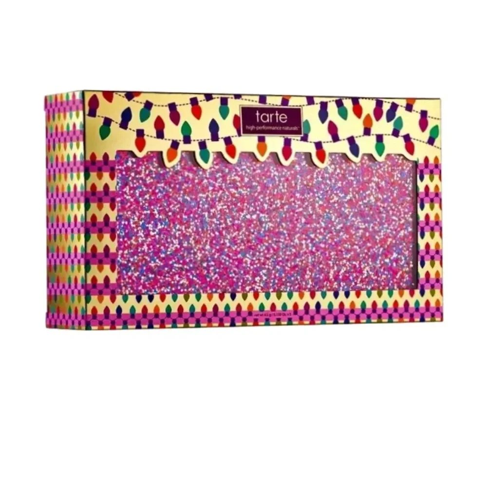 🌺 Tarte Life of The Party Clay Blush Palette & Clutch 4.5g / 0.158 oz x 5